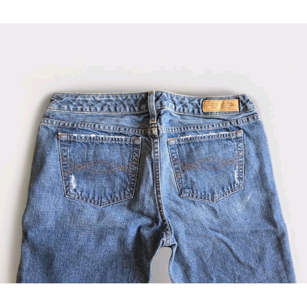 Abercrombie &‎ Fitch Sz 8S Women's Jeans Bootcut Flare 29" Inseam - Picture 6 of 10